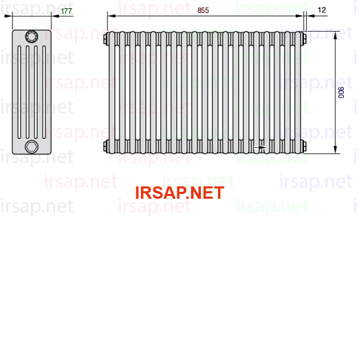 Радиатор IRSAP Tesi 50900/19 T14 CL 01